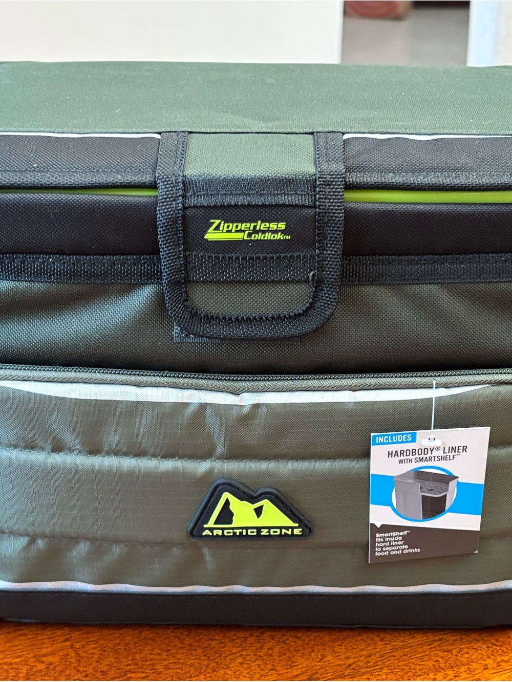 Arctic Zone Zipperless ColdKaxx Olive Green Soft Cooler